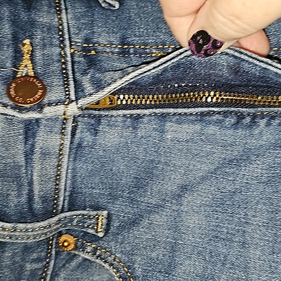 Universal Thread High Rise Skinny Distressed Medium Wash Denim Jeans 6/28 VGUC - Picture 7 of 12